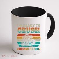 Back To School Ready To Crush Second Grade Monster Truck Boy Cute Gift Coffee Mug thumb 1