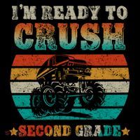 Back To School Ready To Crush Second Grade Monster Truck Boy Cute Gift Coffee Mug thumb 5