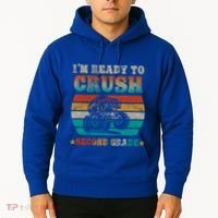 Back To School Ready To Crush Second Grade Monster Truck Boy Cute Gift Hoodie thumb 2