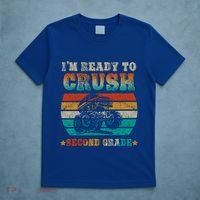 Back To School Ready To Crush Second Grade Monster Truck Boy Cute Gift T-Shirt thumb 5