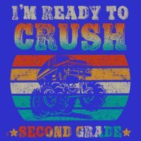 Back To School Ready To Crush Second Grade Monster Truck Boy Cute Gift Mousepad thumb 1