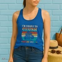 Back To School Ready To Crush Second Grade Monster Truck Boy Cute Gift Women's Tank Top thumb 2