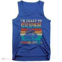 Back To School Ready To Crush Second Grade Monster Truck Boy Cute Gift Tank Top thumb 0