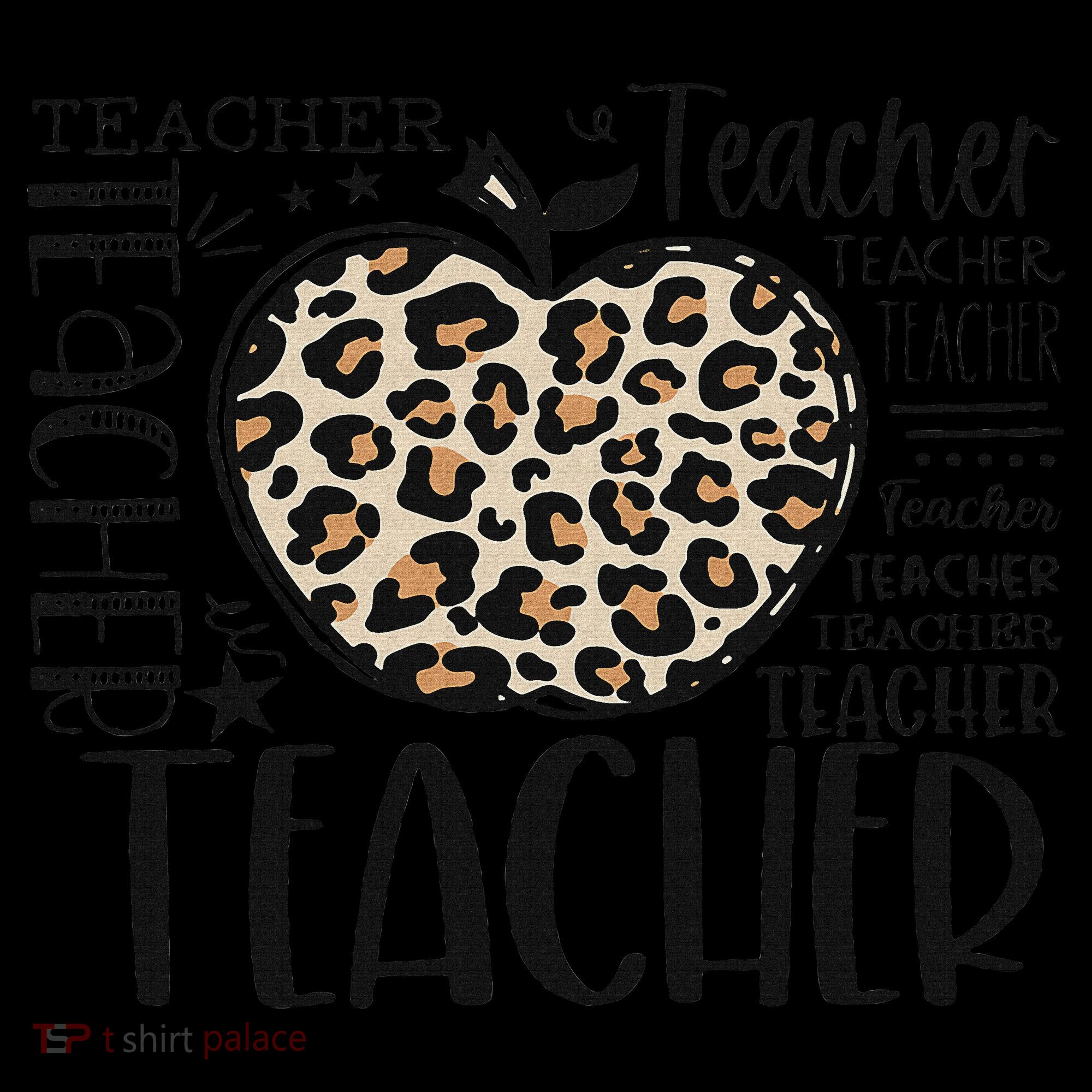 Back To School Teacher Life Apple Leopard Teacher Women Gift 16oz Travel Tumbler