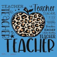 Back To School Teacher Life Apple Leopard Teacher Women Gift Tie Dye Hoodie thumb 2