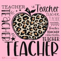 Back To School Teacher Life Apple Leopard Teacher Women Gift Coaster thumb 2
