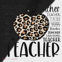 Back To School Teacher Life Apple Leopard Teacher Women Gift Sport-Tek Competitor United Soccer Jersey thumb 4