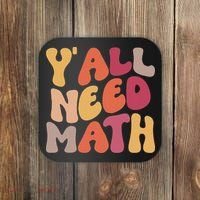 Back To School Yall Need Math Teachers Women Coaster thumb 0
