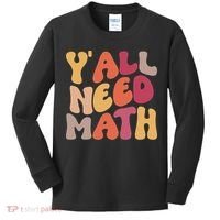Back To School Yall Need Math Teachers Women Kids Long Sleeve Shirt thumb 0