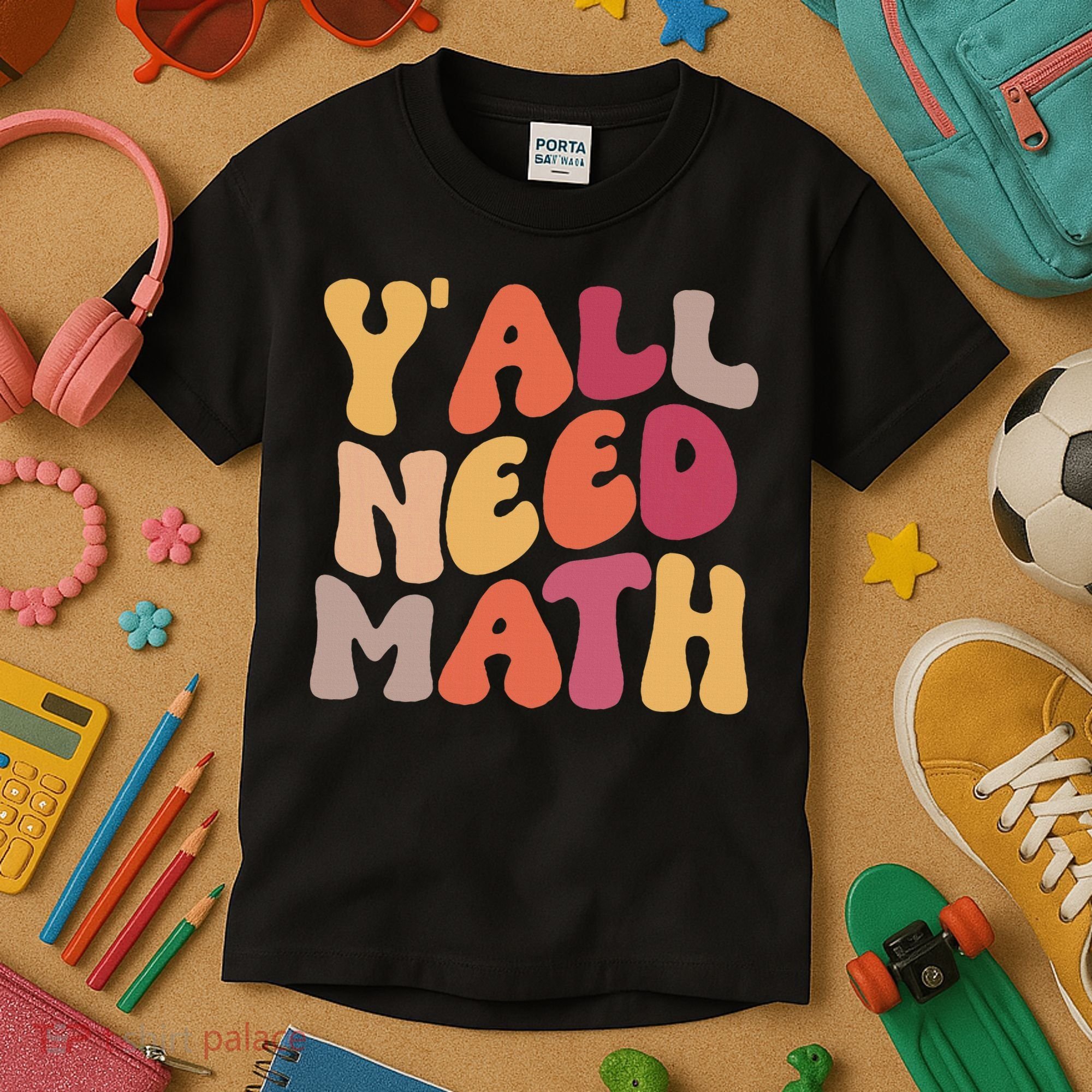 Back To School Yall Need Math Teachers Women Kids T-Shirt