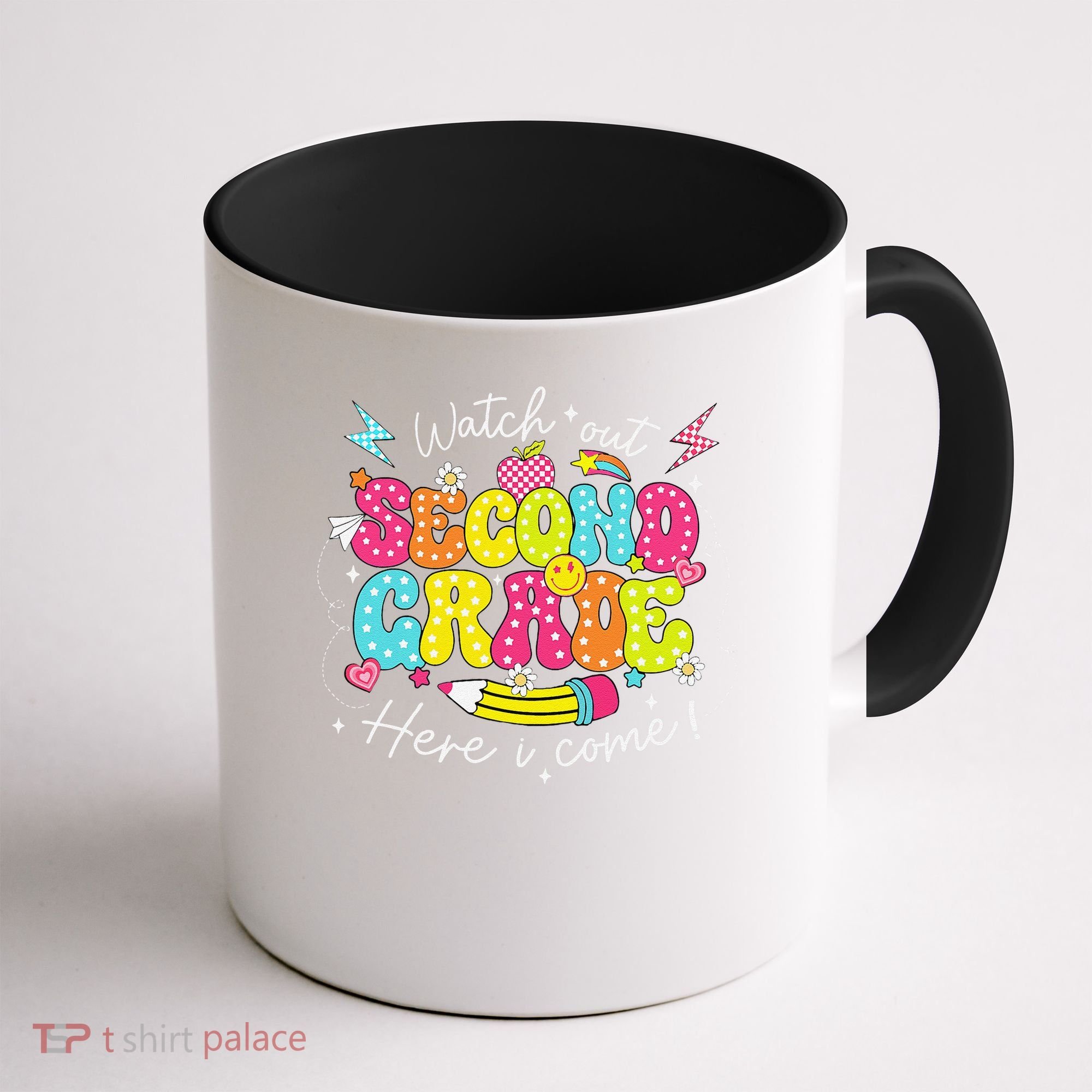 Back To School Watch Out Second Grade Here I Come Pencil Coffee Mug