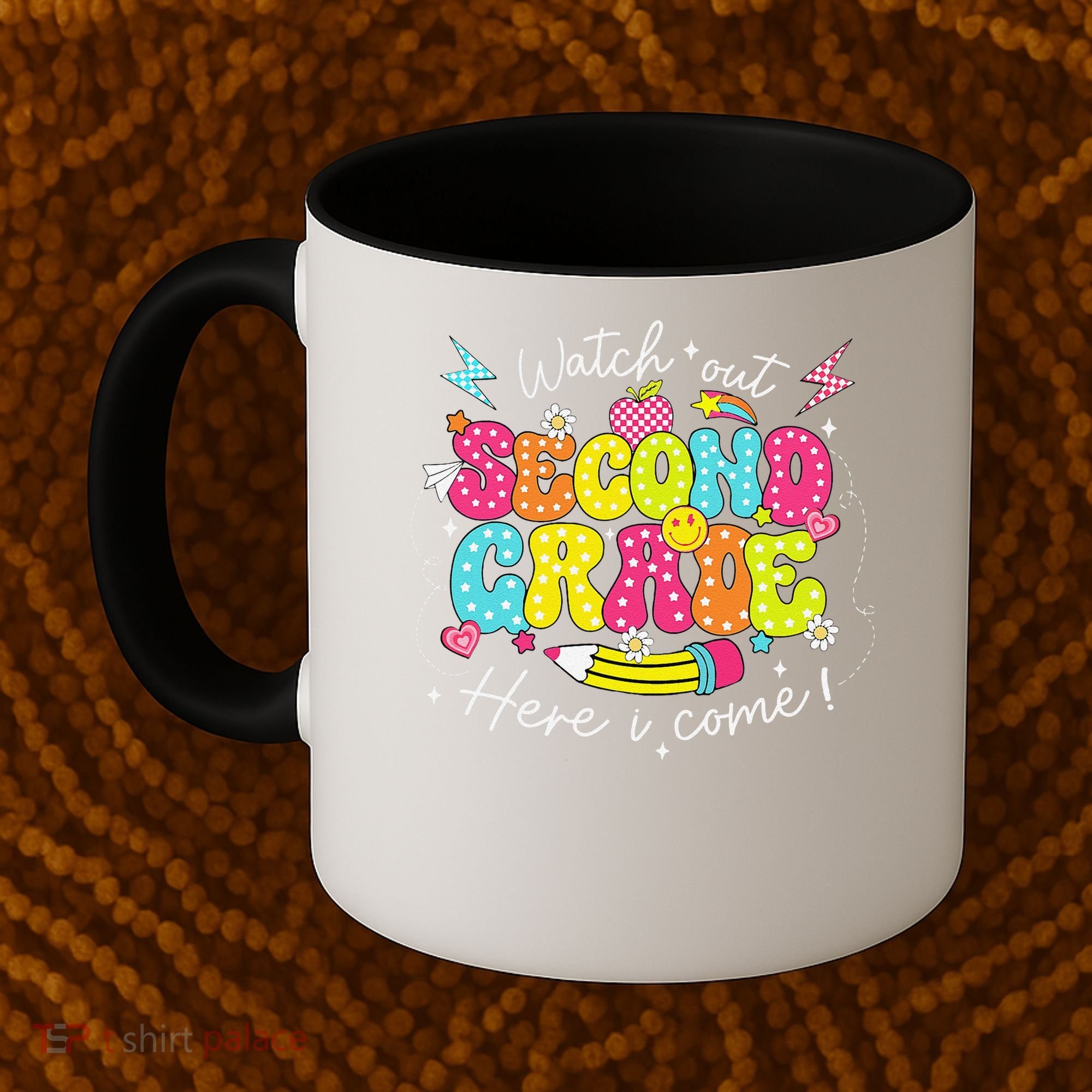 Back To School Watch Out Second Grade Here I Come Pencil Coffee Mug