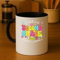 Back To School Watch Out Second Grade Here I Come Pencil Coffee Mug thumb 4