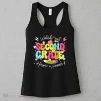 Back To School Watch Out Second Grade Here I Come Pencil Women's Tank Top thumb 3
