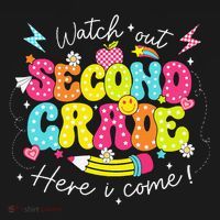 Back To School Watch Out Second Grade Here I Come Pencil Women's Tank Top thumb 5