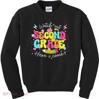 Back To School Watch Out Second Grade Here I Come Pencil Kids Sweatshirt thumb 0
