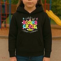 Back To School Watch Out Second Grade Here I Come Pencil Kids Hoodie thumb 3