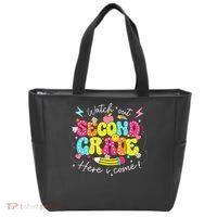 Back To School Watch Out Second Grade Here I Come Pencil Tote Bag thumb 0