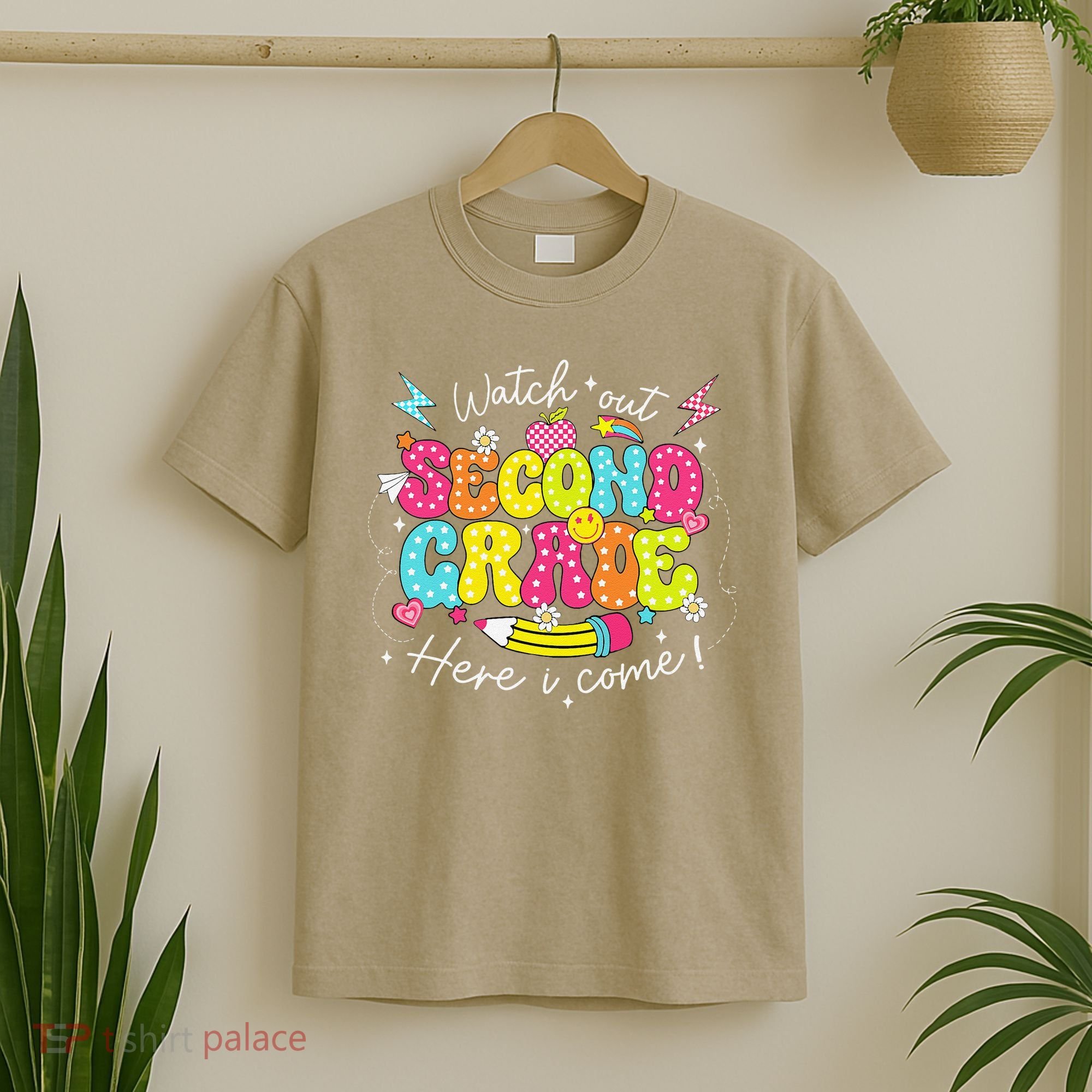 Back To School Watch Out Second Grade Here I Come Pencil T-Shirt