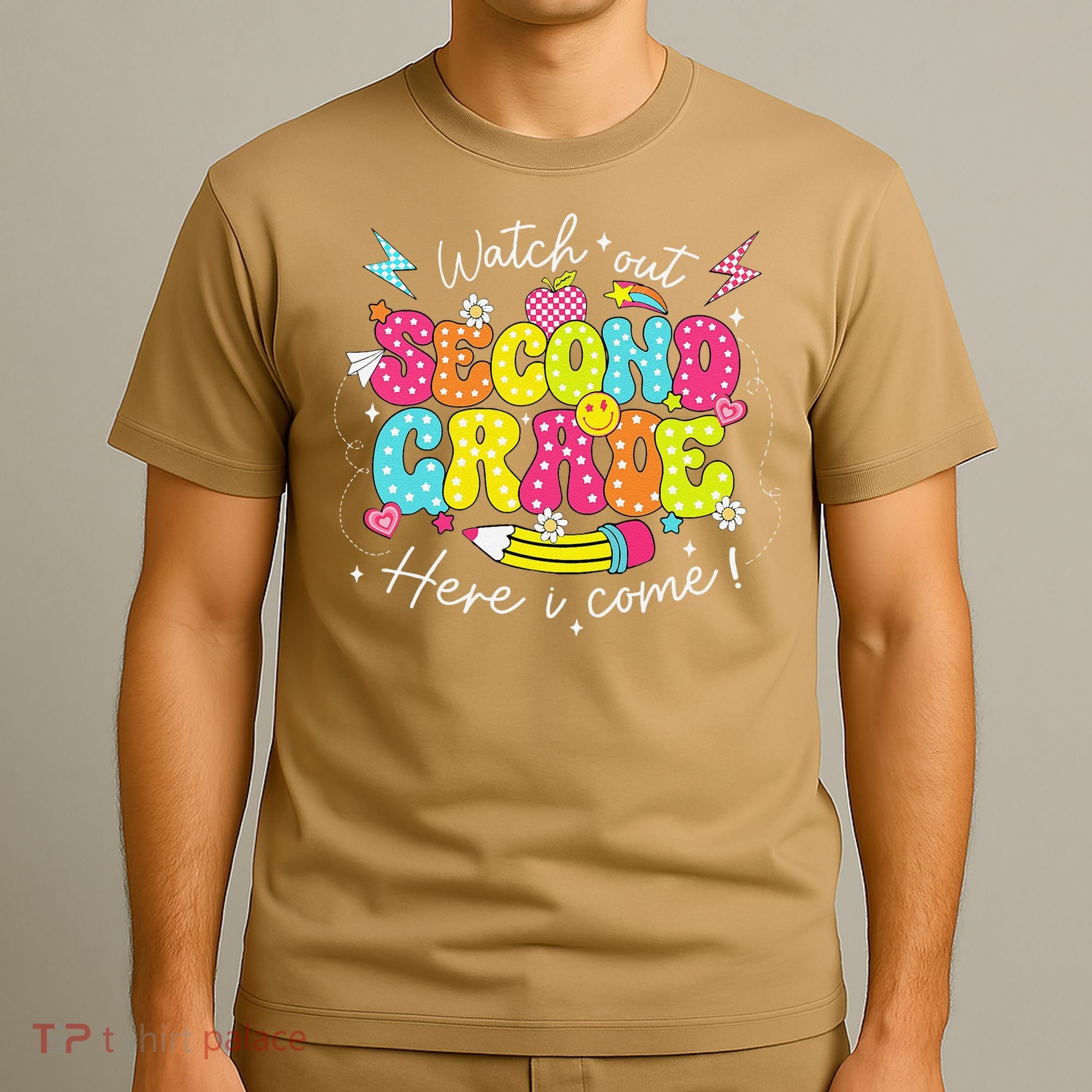 Back To School Watch Out Second Grade Here I Come Pencil T-Shirt