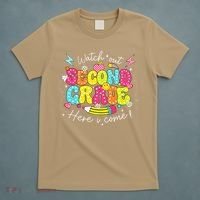 Back To School Watch Out Second Grade Here I Come Pencil T-Shirt thumb 5