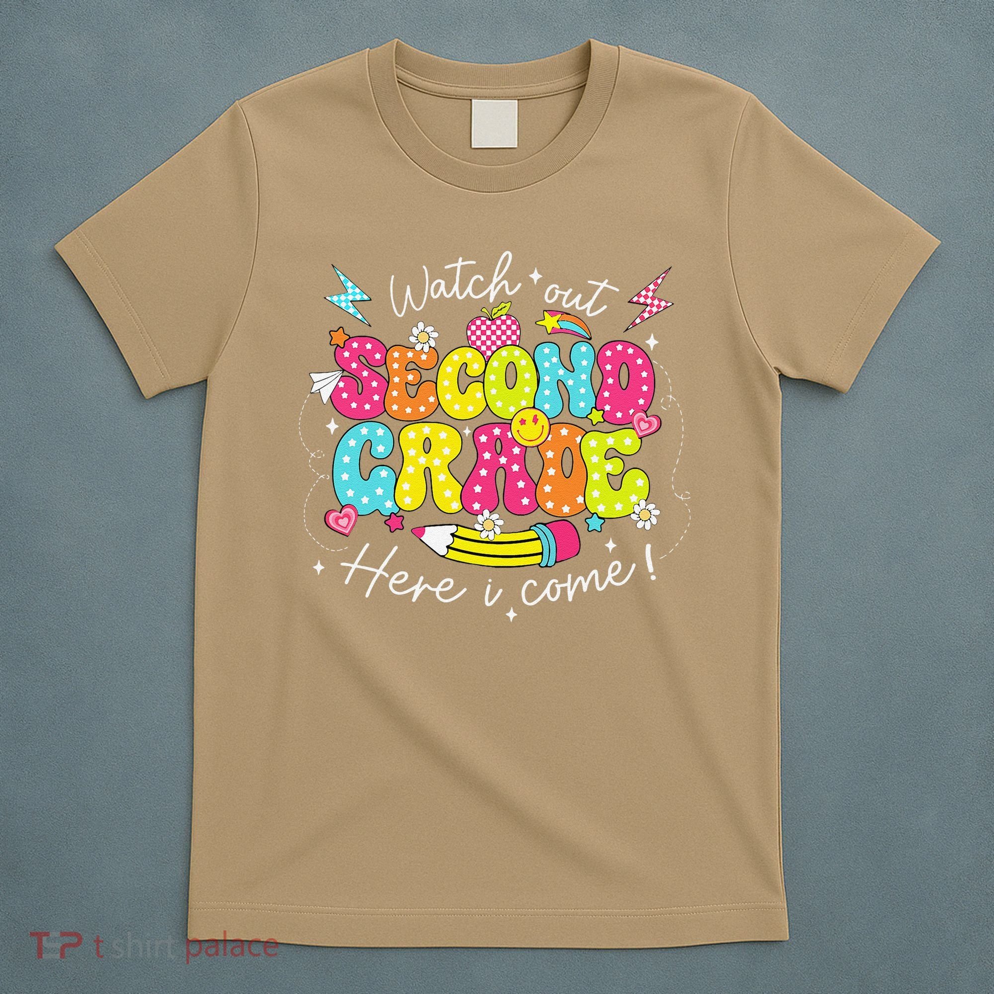 Back To School Watch Out Second Grade Here I Come Pencil T-Shirt