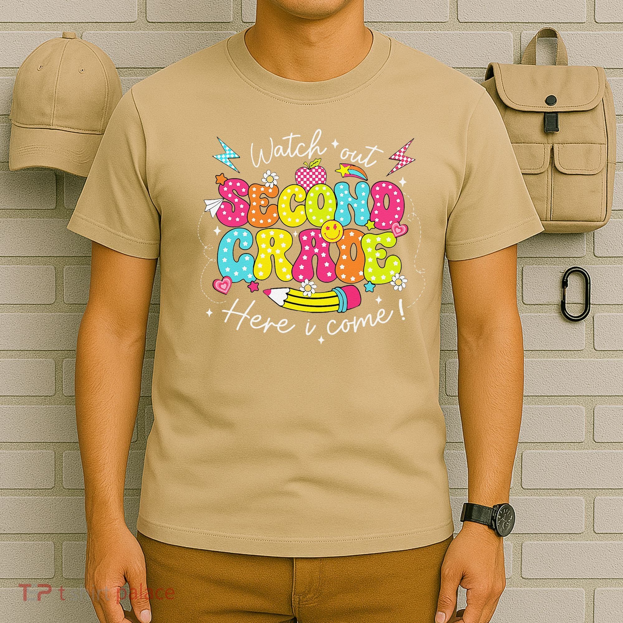 Back To School Watch Out Second Grade Here I Come Pencil T-Shirt