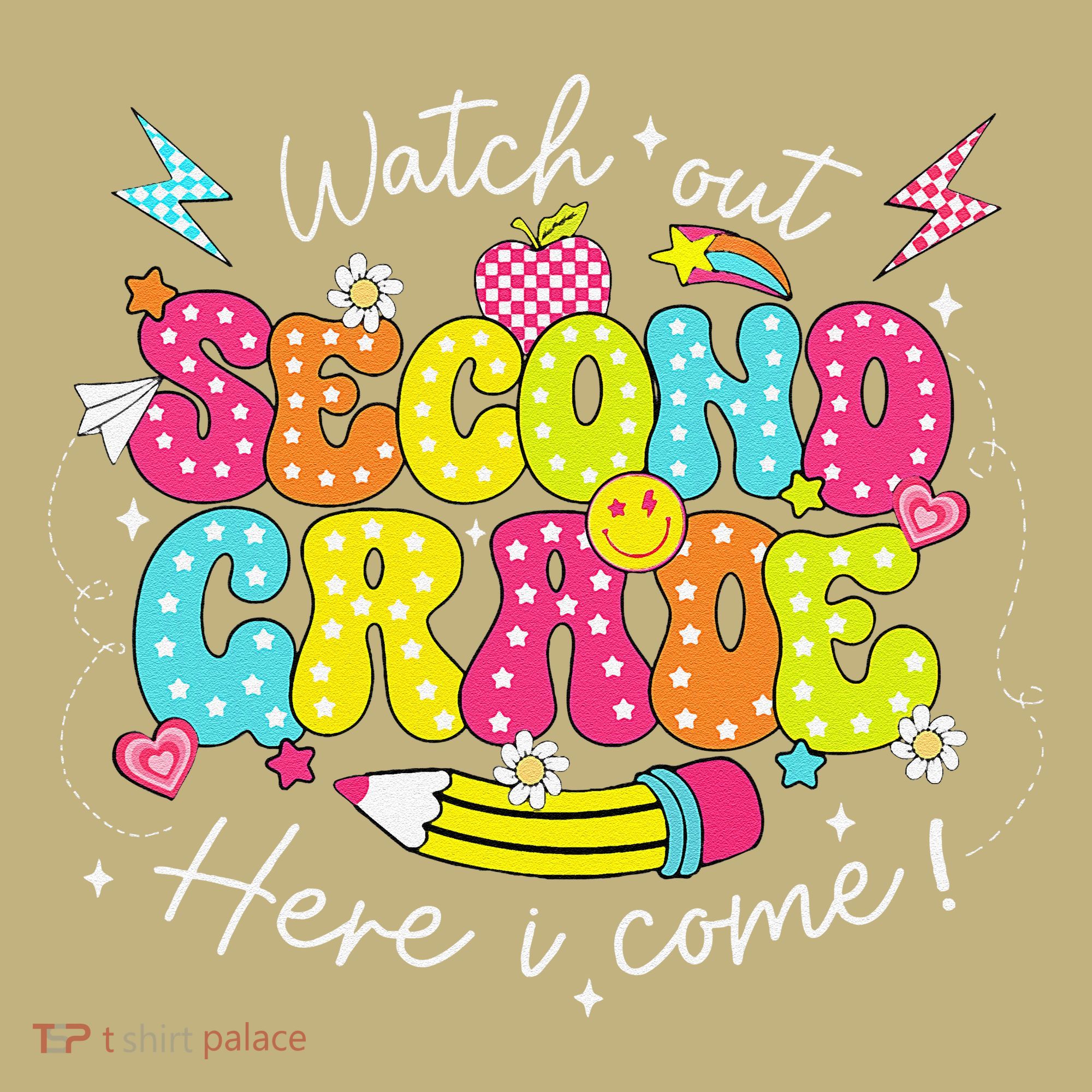 Back To School Watch Out Second Grade Here I Come Pencil Mousepad
