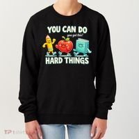 Back To School Gift You Can Do Hard Things Teacher Women's Sweatshirt thumb 0