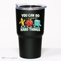 Back To School Gift You Can Do Hard Things Teacher Tumbler thumb 0