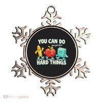 Back To School Gift You Can Do Hard Things Teacher Ornament thumb 0