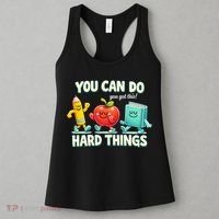 Back To School Gift You Can Do Hard Things Teacher Women's Tank Top thumb 3