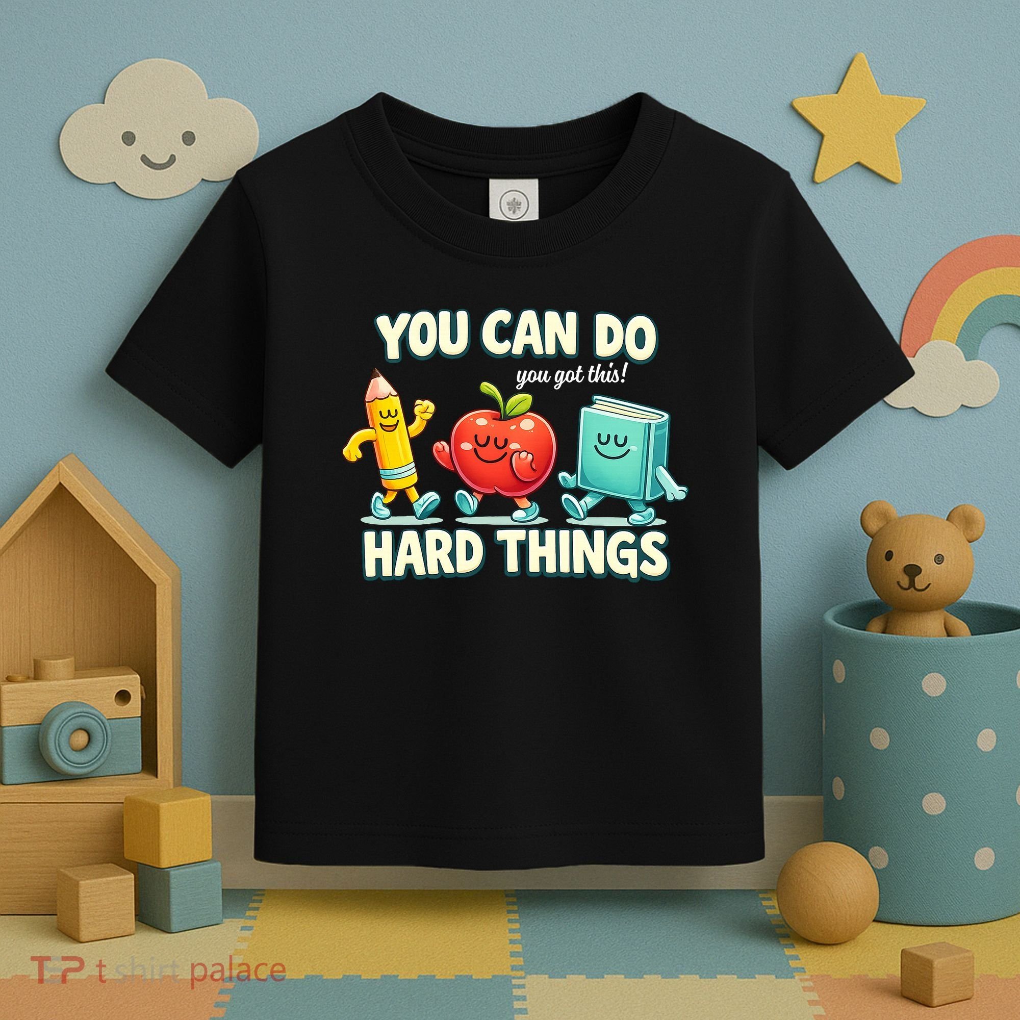 Back To School Gift You Can Do Hard Things Teacher Toddler T-Shirt