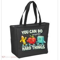 Back To School Gift You Can Do Hard Things Teacher Tote Bag thumb 2