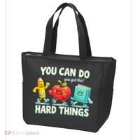 Back To School Gift You Can Do Hard Things Teacher Tote Bag thumb 3