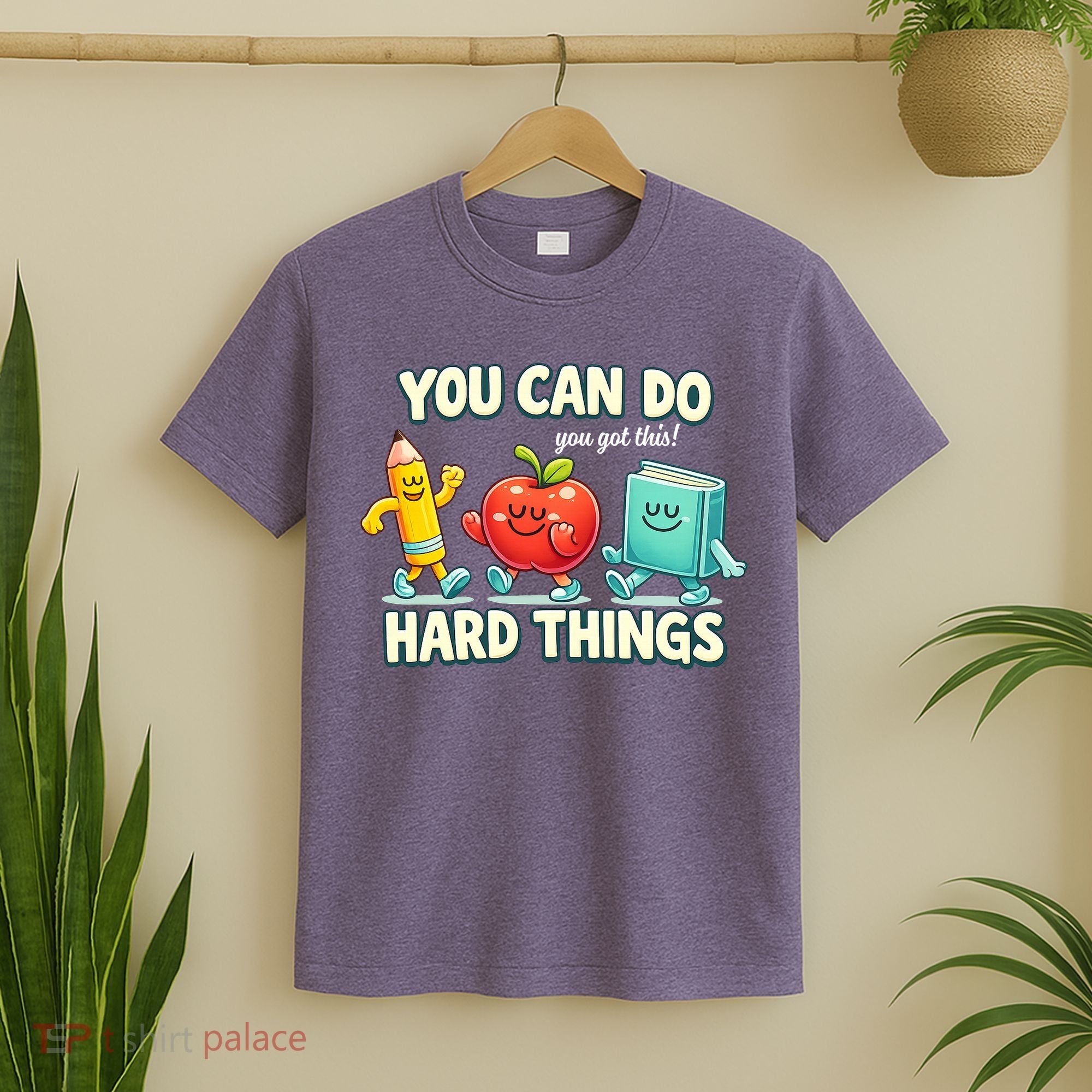 Back To School Gift You Can Do Hard Things Teacher T-Shirt