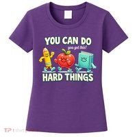 Back To School Gift You Can Do Hard Things Teacher Women's T-Shirt thumb 0