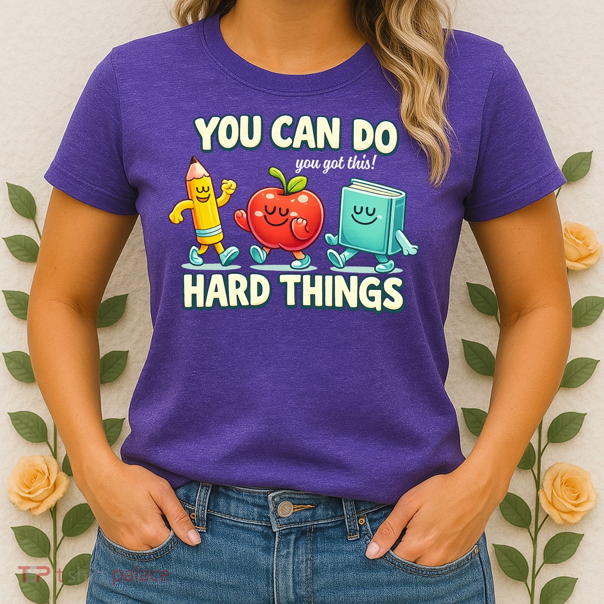 Back To School Gift You Can Do Hard Things Teacher Women's T-Shirt