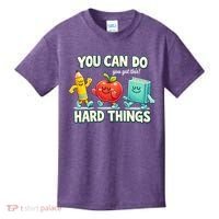 Back To School Gift You Can Do Hard Things Teacher Kids T-Shirt thumb 0