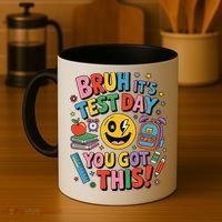 Back To School Bruh Its Test Day You Got This For Students Coffee Mug thumb 4