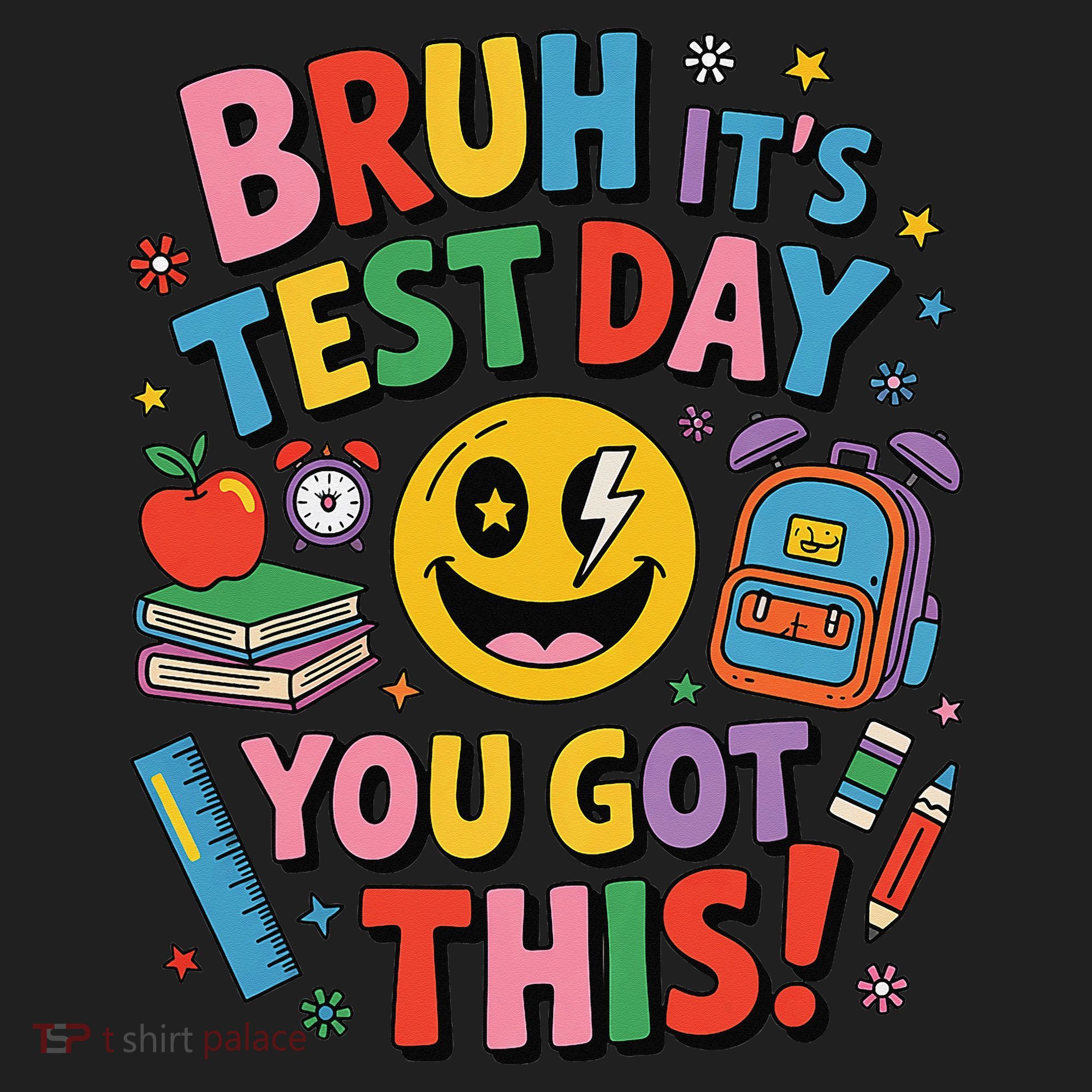 Back To School Bruh Its Test Day You Got This For Students Hat