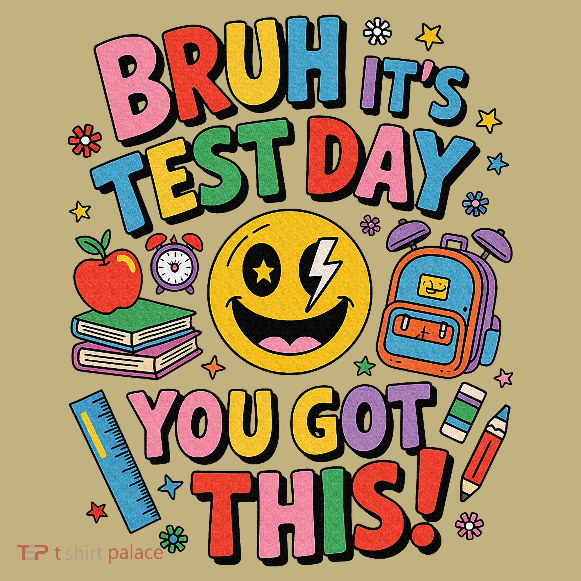 Back To School Bruh Its Test Day You Got This For Students Mousepad