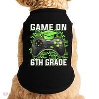 Back To School Game On 6Th Grade Funny Gamer Funny Gift Doggie Tank thumb 0