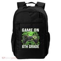 Back To School Game On 6Th Grade Funny Gamer Funny Gift Backpack thumb 0
