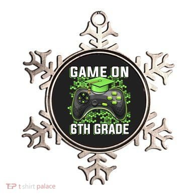 Back To School Game On 6Th Grade Funny Gamer Funny Gift Ornament