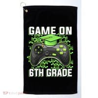 Back To School Game On 6Th Grade Funny Gamer Funny Gift Golf Towel thumb 0