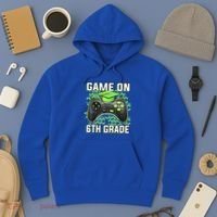 Back To School Game On 6Th Grade Funny Gamer Funny Gift Hoodie thumb 3