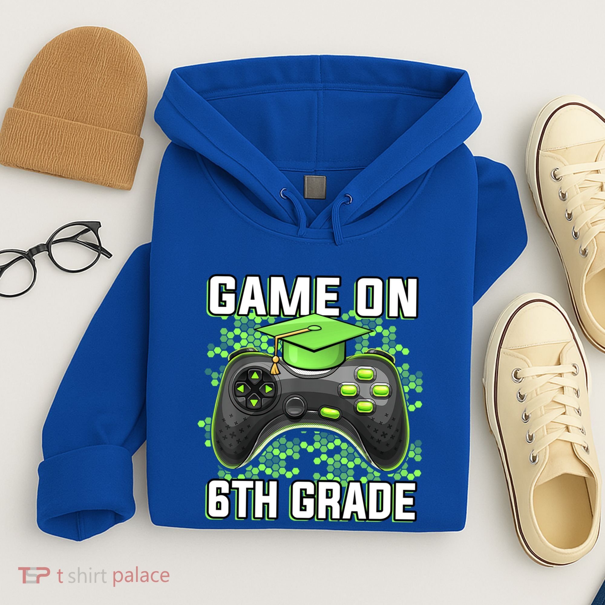 Back To School Game On 6Th Grade Funny Gamer Funny Gift Hoodie