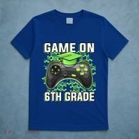 Back To School Game On 6Th Grade Funny Gamer Funny Gift T-Shirt thumb 5