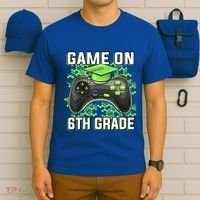 Back To School Game On 6Th Grade Funny Gamer Funny Gift T-Shirt thumb 6